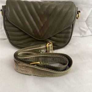 Olive Luxury inspired Quilted Crossbody Bag